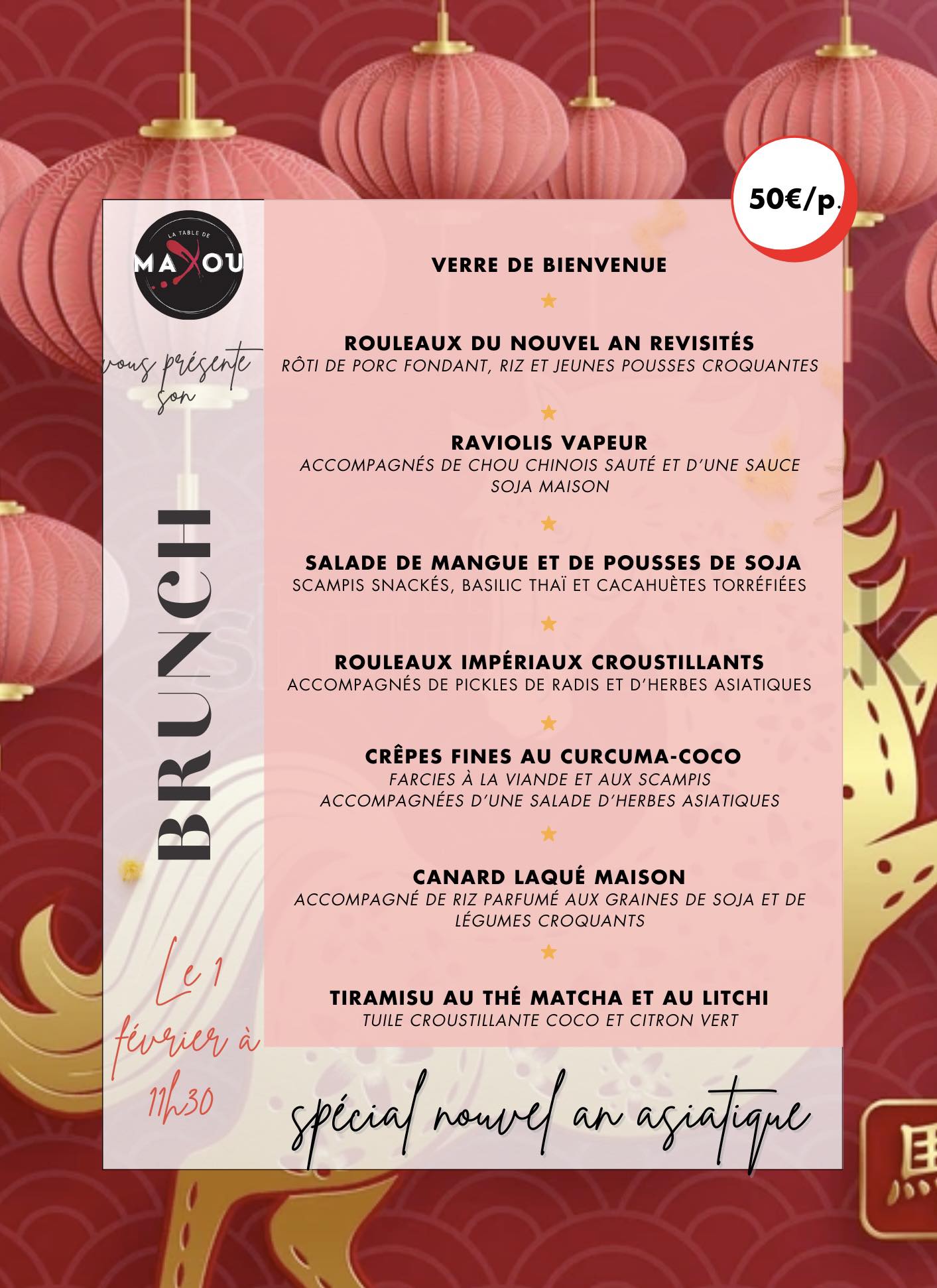 Sélection du Brunch de Maxou